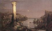 Thomas Cole The Course of Empire:Desolation (mk43) Sweden oil painting artist